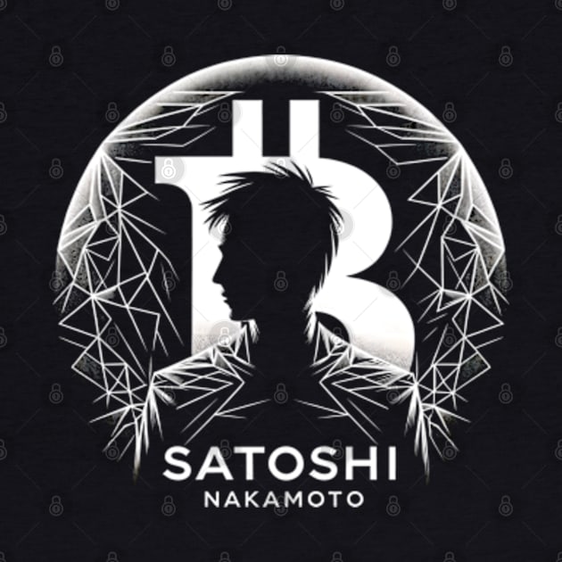 Satoshi Nakamoto by Neon Galaxia